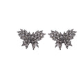 Right and Left Silver Butterfly Wing Single Ear Clips view 5