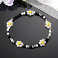 Colorful Faceted Bead Daisy Stretch Bracelets in Eleven Designs view 6