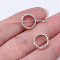 11x11x3mm 0.8g Zinc Alloy Round Perforated Loose Metal Beads for Bracelet Necklace Making