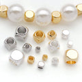 Rounded Square Large Hole Spacer Beads for Jewelry Making view 3
