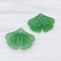 Ginkgo Leaf Glass Charms in Eight Individual Color Finishes view 7