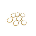 Gold and Silver Tone Crystal Ring Assortment in Four Sets view 5