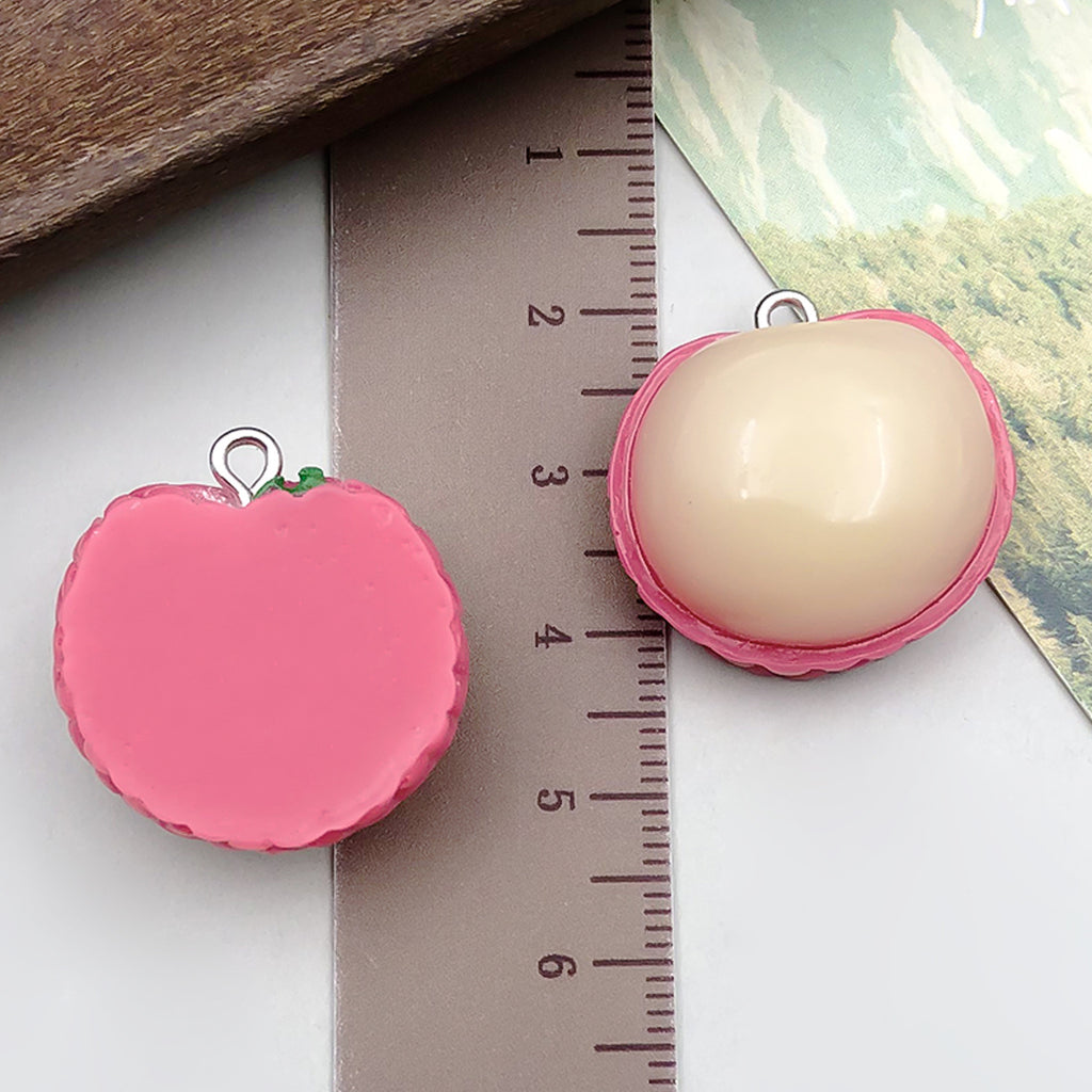 Resin 3D Simulated Fruit Charm Pendant for DIY Bracelet Necklace Keychain Jewelry Making