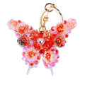 Rose-Covered Butterfly Keychains in Nine Color Combinations view 5