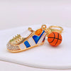 Plain Blue-Basketball-Shoe