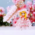 Jeweled Bonnet Princess Doll Keychains in Nine Dress Colorways view 4