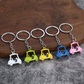Golf Cart Keychain With Round Split Ring, 12 Styles view 1