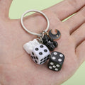 Dice Charm Keychains in 10 Pictured Variations for Bags and Keys view 4
