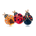 Red Blue Ladybug Two Designs Metal Brooch Pin for Jackets and Lapels view 1