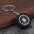 Car Wheel Tire Keychain With Five Multispoke Rim Colors view 7
