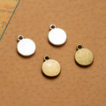 Believe Coin Charm Metal Jewelry Making Component In 3 Finishes view 2
