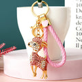 Sheep, Horse and Cattle Keychains With Braided Wrist Straps view 6