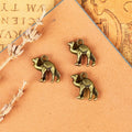 3D Camel Alloy Charm Pendant 15x14mm
