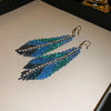 Blue Green Feather