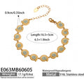 Blue Crystal Sea Creature Bracelet Collection in Three Designs view 6