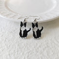 Acrylic Animal Food Print Hook Earrings 4 Fun Designs view 8