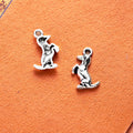 Standing Kangaroo Charm Metal Jewelry Making Component In 2 Finishes view 2