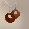 Brown Resin and Beaded Statement Earrings in Fifty Designs view 10