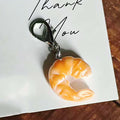 Orange Shrimp Figure Charm with Silver Tone Lobster Clasp view 6