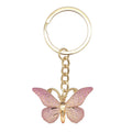 Patterned Metal Butterfly Keychain in Eight Color Styles view 6
