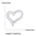 Double Heart Pearl and Crystal Brooch in Gold or Silver Tone view 7