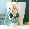 Jeweled Star Angel Keychains in Three Colors with Two Wrist Loop Options view 7