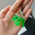 Glow Green Alien Resin Phone Strap Charms Nine Styles view 3