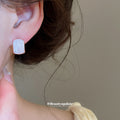 Rose Gold Pearl Shell Metal Mixed Stud Earring Six Pair Set view 4