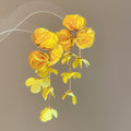 Yellow Floral Statement Stud Earrings in Thirty-Six Styles view 5