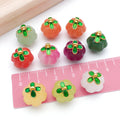 Metallic Four-Leaf Clover and Pumpkin Glossy Charms with 28 Listed Options view 4