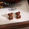 Bear Stud Earrings