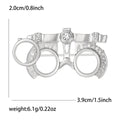 Optometry Trial Frame Brooch In 2 Styles With Polished Metal And Decorative Details view 6