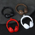 Glossy Acrylic Mini Headphone Shaped Charm Pendant Bead Four Colors view 1
