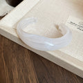 Chunky Acrylic Oval Open Cuff Bracelet Nine Colors view 7