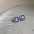 Mixed Sweet Floral Pearl Drop Stud Earring Collection view 10