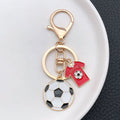 Four-Style Soccer Player Medal Jersey and Shoe Enamel Keychain Collection view 8