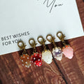 Translucent Strawberry Lobster-Clasp Charms in Five Colors view 3