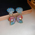 Seashell Starfish Pearl Necklace And Drop Earring Pieces view 6