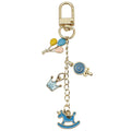 Rose, Blossom and Flower Charm Keychains Featuring Red Cherry Across 21 Variations view 12