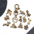 Gold-Tone Dog Metal Charms with 26 Listed Options for DIY Jewelry Making view 2