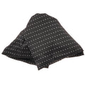 Polka Dot Fabric Triangle Hair Claw Clips Black White view 5