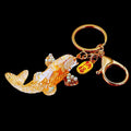 Translucent Arowana Fish Keychains in Ten Color Finishes view 6