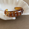 Amber Stud Cuff