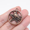 Copper Pentagram Raven