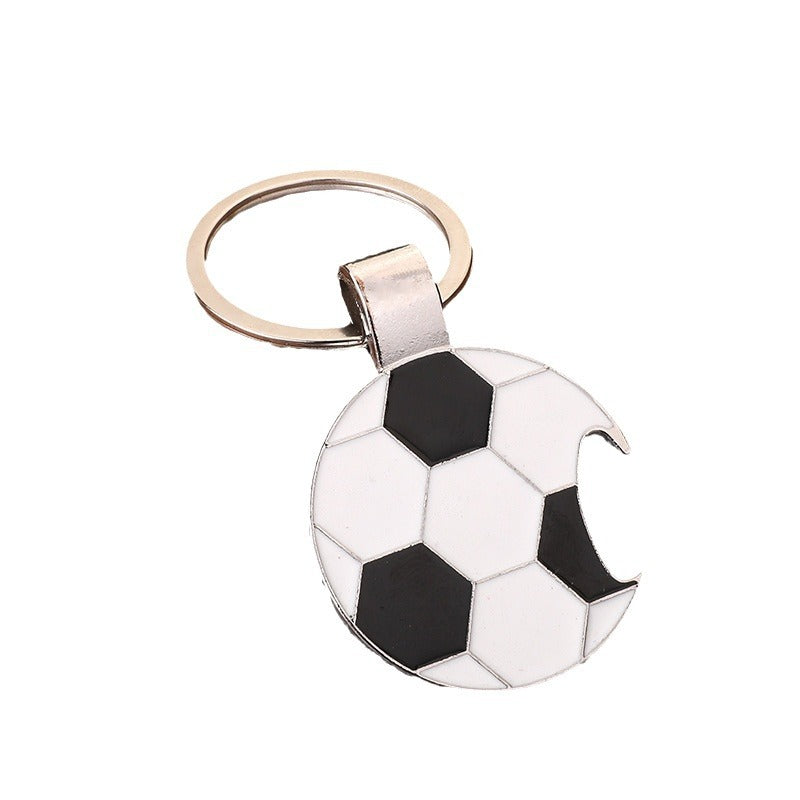Creative Soccer Sneaker Metal Keychain Gift for Car Keys