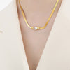 White Zircon Necklace
