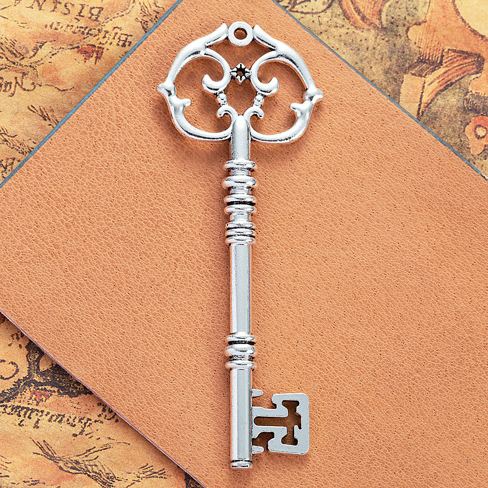 Vintage Double-Sided Key Pendant
