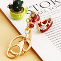 Star High Heel Keychains in Three Colors with Braided and Plain Loops view 4