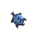 Pink Silver Tone Sea Turtle Four Designs Metal Brooch Pin view 5