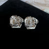 Silver Rose Stud